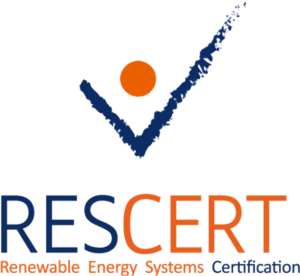 Heliotech possède la certification Rescert qui permet d'être un acteur dans la transition énergétique grâce à l'énergie solaire.