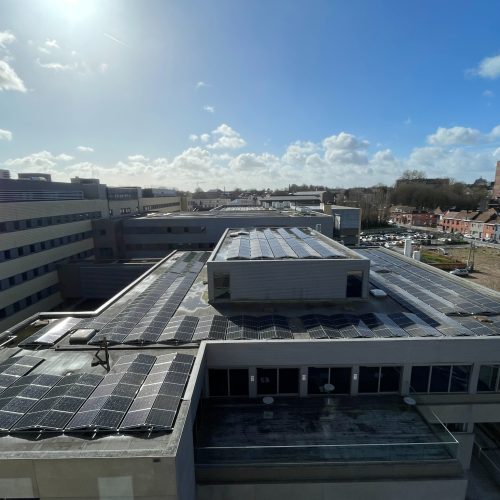 CHM Mouscron équipé d'une centrale photovoltaïque